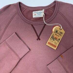 Faherty Brand Men's XXL Cocoa Mauve High Standard Fleece Sweatshirt Pullover NEW